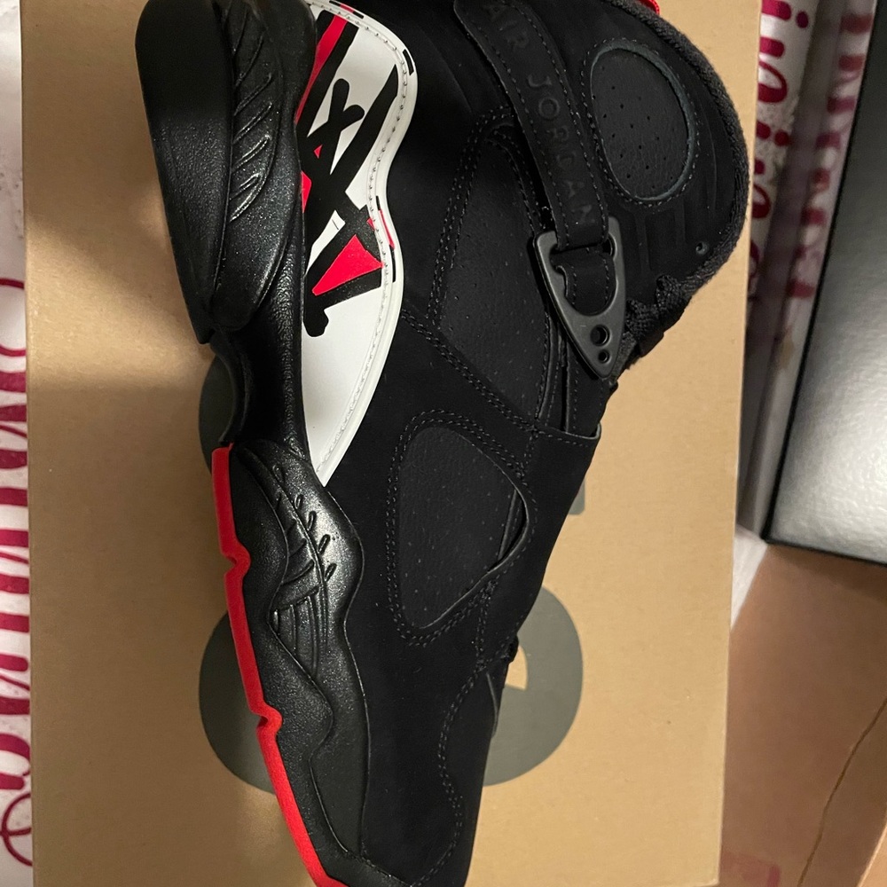 Air Jordan Black and Red Sneakers